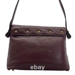 Vintage 80s 90s ETIENNE AIGNER Medium Soft Leather Shoulder Bag Handbag OXBLOOD