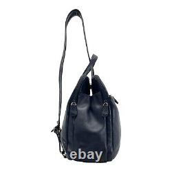 Vintage 80s 90s ETIENNE AIGNER Small Leather Backpack Shoulder Sling Bag Handbag