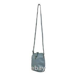 Vintage 90s 00s Small Leather Clutch Bag Convertible Crossbody Handbag ITALY NOS