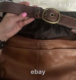Vintage Coach Bleecker 11415 Brown Leather Hobo Should Handbag Purse