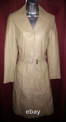 Vintage Designer Genuine Leather dress/coat