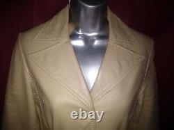 Vintage Designer Genuine Leather dress/coat