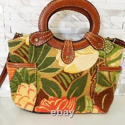 Vintage Fossil Bag Leather Crossbody Small Reissue Floral Genuine Classic 1954