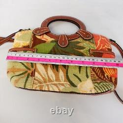 Vintage Fossil Bag Leather Crossbody Small Reissue Floral Genuine Classic 1954
