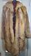 Vintage Gorgeous Real Fur Full Length Coat Stroller Luxury Jacket M/l