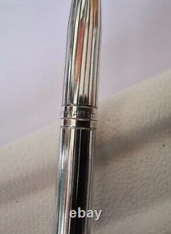 Vintage Genuine Tiffany Ballpoint Purse Pen Sterling Silver Rare Design