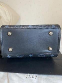 Vintage MCM Handbag Genuine leather shoulder bag Classic design from Japan