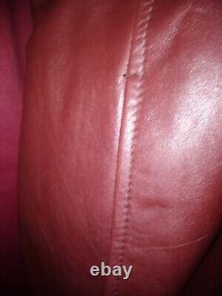 Vintage Quality Designer Genuine Leather dress/coat