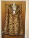 W14new Design Vintage 100% Real Top Quality Lynx Spotted Real Fur Waistcoat