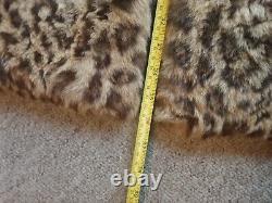 W14New design Vintage 100% real Top Quality Lynx Spotted Real fur WaistCoat